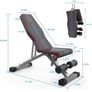 40kg Adjustable Dumbbells and Bench Image 7