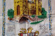 Irish Linen Souvenir Bunratty Castle Tea Towel