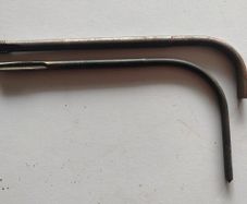 USSR Bent Shank Nut Taps M8x1.25 & M10x1.5 Metric HSS R6M5 Tooling NOS