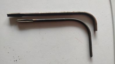 USSR Bent Shank Nut Taps M8x1.25 & M10x1.5 Metric HSS R6M5 Tooling NOS