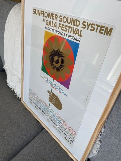 Sunflower Sound System Poster Gala 2025 Floating Points