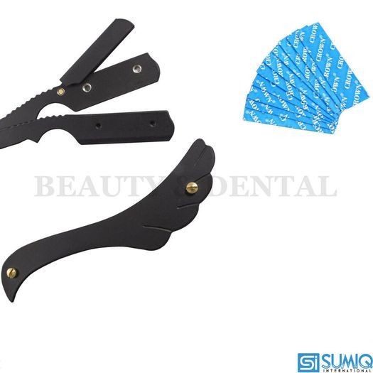 Razor incl. 10 Half Blades Razor Beard men's Razor Shaveing For Men Salon Shop