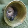 Vintage Brass Handbell Featuring a Mischievous  Handle Image 10