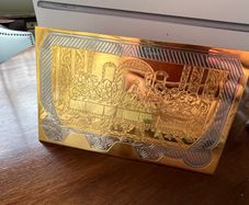 Gold Plated Last Supper Plaque