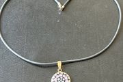 silver necklace