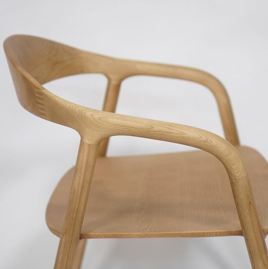 Mokki Ash Dining Chair Solid Wood Edition