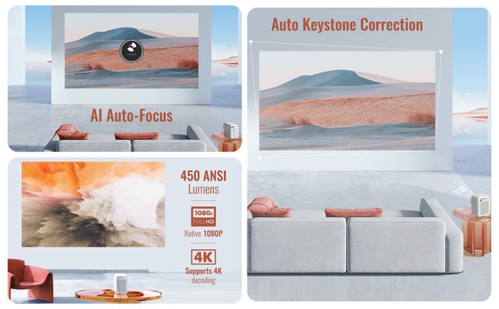 Xiaomi 4K Projector for Home LED Cinema HDMI ARC Dolby DTS WiFi6