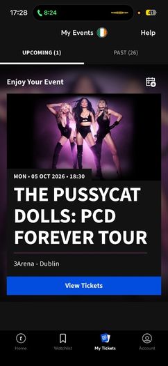 2 Pussycat dolls dublin tickets