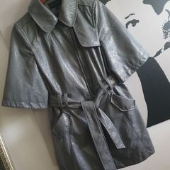 Marks And Spencer 3/4 Sleeve Belted Coat with Pockets