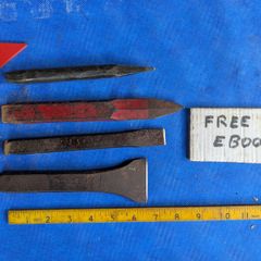 4 Masons Chisels