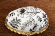 Regency modern Egg shaped trinket dish