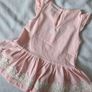Tommy Hilfiger Baby Girl Pink Dress with Lace Trim (18 Months) Image 6