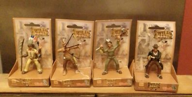 Wild West Collection: 1 Cowboy & 3 Indians