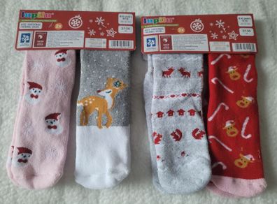 Kids Christmas Socks 2x, 4-6 years