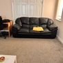 Black Leather Sofa 3+2+1 Image 5