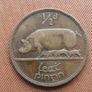 1933 Irish Free State. Irish Half Penny Image 3