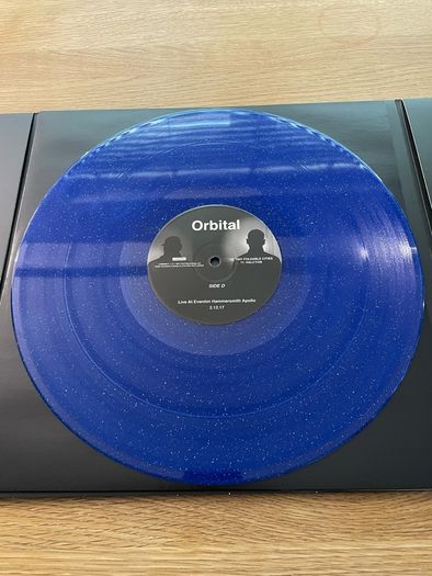 Orbital - Live At Eventim Hammersmith Apollo 2.12.17 - 3 x 12" Glitter Vinyl Panel Fold Out Sleeve - 2018 Live Here Now