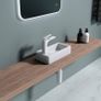 NEW SALE | Bathrooms Small Cloakroom Basin - Wall Mounted Basin - Rectangular Countertop Basin - One Left Hand Tap Image 4