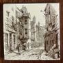 Set of 6 Antique Minton 'The Views' Victorian Tiles c.1885 Image 7