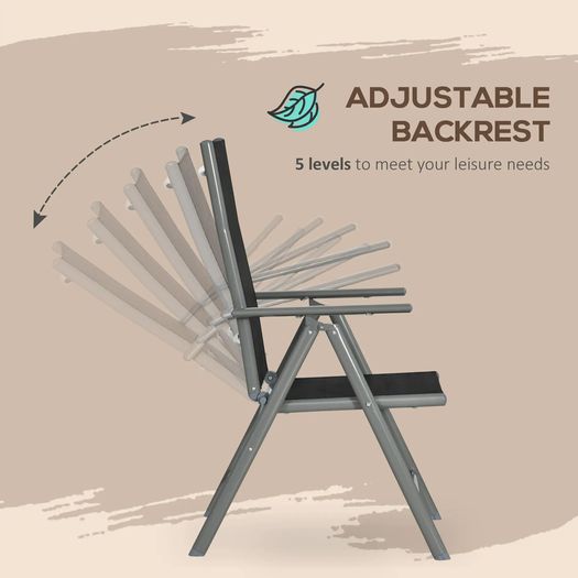 7 Piece Folding and Reclining Dining Set (LIMITED STOCK)