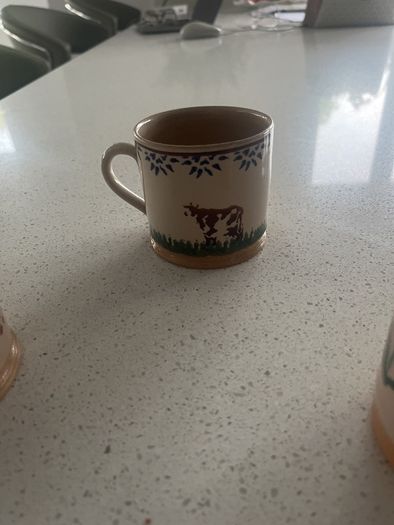 Nicolas Moss pottery tea mugs