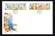 1989 Isle of Man Europa: Children's Game Commemorative Stamp First Day Cover (FDC)
