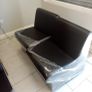 black leather reception chairs x3 Image 3