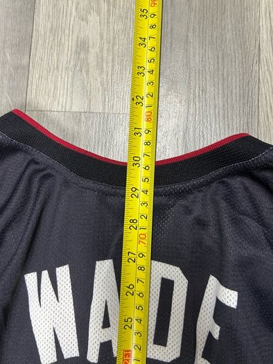 Vintage Champion Miami Heat Dwayne Wade NBA Basketball Jersey Shirt Mens Large