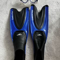 Speedo Swimming Fins for adults size 42-44 with googles