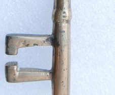 Antique Brass or Bronze Skeleton Key - 17th or 18th Century Antique French Key