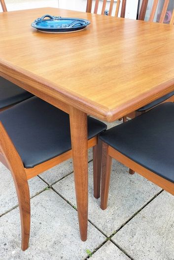 Mid Century Vintage G Plan Dining Table & Chairs
