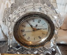 2nd Waterford Crystal clock