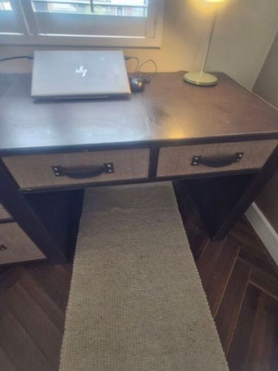 Home Office Desk with 5 Drawers