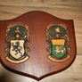 2 Personalized Double Irish Coat of Arms Knight Shield Plaque Image 7