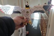 Bandai Mighty Morphin Power Rangers Legacy Falconzord action figure.