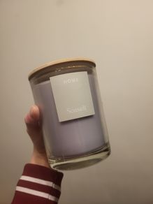 Large fragrance candle in glass container SEA SALT 500g NEW