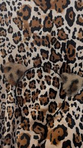 Jumpsuit leopard with ear headband | As new | Halloween | Festival