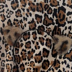 Jumpsuit leopard with ear headband | As new | Halloween | Festival