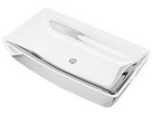 Wash Basin 71x38x13,5 cm Ceramic Silver