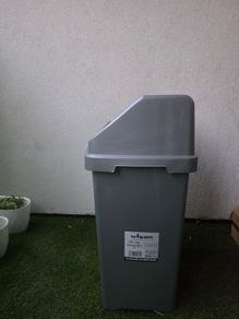 Grey Kitchen Bins Set - Wham 50L Swing Bin + Dunnes 5L Compost Bin