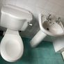Wash Hand Basin, Pedestal and WC. Image 2