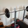 Bench press and weights Image 3