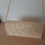 Yellow Gold Beaded evening clutch bag, brand new Image 6