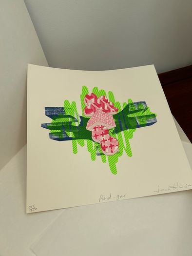 Leah Hewson / Graphic Studio Dublin, Fine Art Embossed Copperplate Etching Screen Print