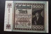 Germany. Reichsbanknote. 5000 Mark (2.12.1922)