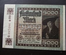 Germany. Reichsbanknote. 5000 Mark (2.12.1922)