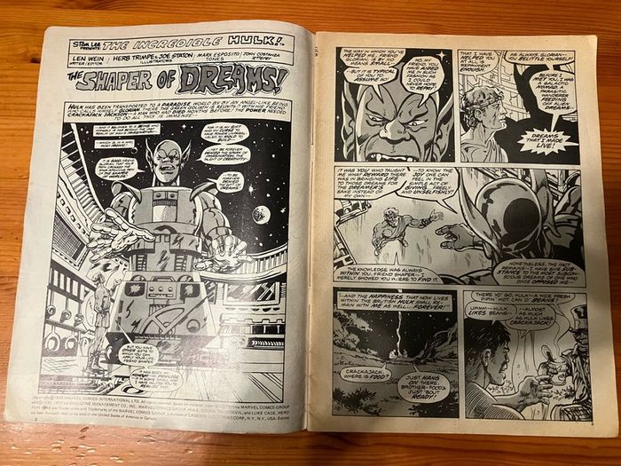 Comic: 'The Mighty World Of Marvel' no. 217 / 1976