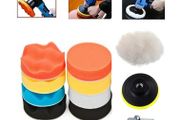 11pcs Car Polishing Sponge Pads Kit Foam Pad Buffer Kit Polishing Machine Wax Pads for Auto Motorcycle motor vehicle Removes Scratches
