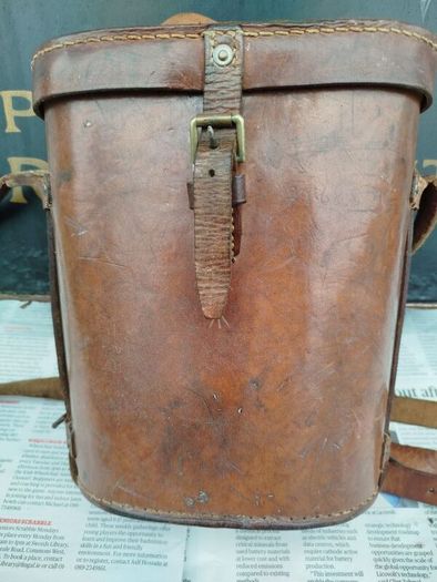 Vintage Leather Binoculars Case