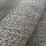 New 100% cotton turquoise marl and ecru 120cm x 160cm throw Image 3